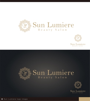 ORI-GIN (ORI-GIN)さんの美容サロン「Sun  Lumiere」のロゴへの提案