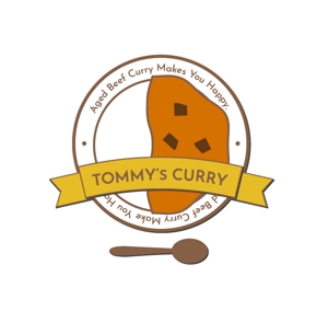 Lilac Design (5fcb723ee41c1)さんのカレーショップ「トミーズカレー」のロゴへの提案