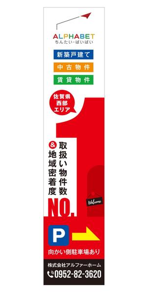 growth (G_miura)さんの不動産会社「アルファベットちんたい・ばいばい」の看板デザインへの提案