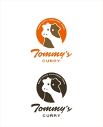 kikujiro (kiku211)さんのカレーショップ「トミーズカレー」のロゴへの提案