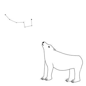 ティディベア (tdbear)さんのアウトドア商品にプリントするおしゃれな白くまのイラスト制作への提案