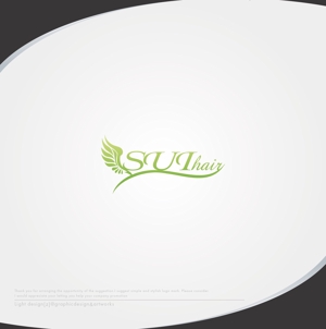 XL@グラフィック (ldz530607)さんの新規オープンする美容室「SUI hair」のロゴ制作への提案