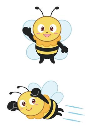 かたばみ壮治 ()さんの企業マスコットキャラクター（蜂(BEE)をベース）の依頼　への提案