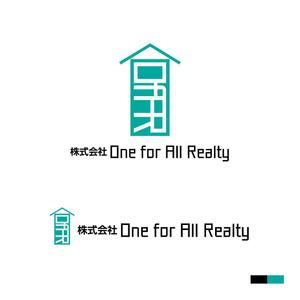 西村ゆたか (yutaka_appreciate)さんの不動産会社のロゴ（株）One for All Realty、略称『****』のロゴ・エンブレムへの提案