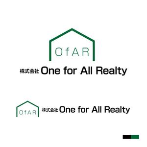 西村ゆたか (yutaka_appreciate)さんの不動産会社のロゴ（株）One for All Realty、略称『****』のロゴ・エンブレムへの提案