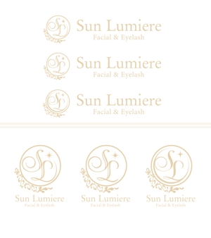 chopin（ショパン） (chopin1810liszt)さんの美容サロン「Sun  Lumiere」のロゴへの提案