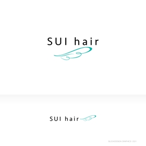 BLOCKDESIGN (blockdesign)さんの新規オープンする美容室「SUI hair」のロゴ制作への提案