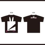 Cosmic design (cosmic_design)さんのバドミントンサークル「シャトラビ」の練習用Ｔシャツデザインへの提案