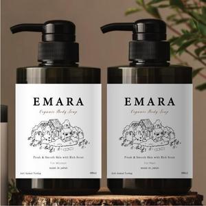 RAMUNE DESIGN STUDIO (ramune33)さんのEMARAの新商品のボトルラベルデザイン大募集！への提案