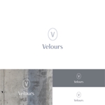 uu (y_u_h)さんのメンズエステサイト　「Velours」ヴェルールのロゴへの提案