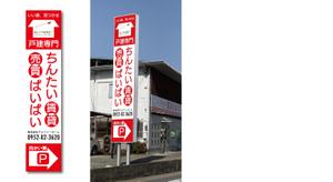 LiLiCAT ()さんの不動産会社「アルファベットちんたい・ばいばい」の看板デザインへの提案