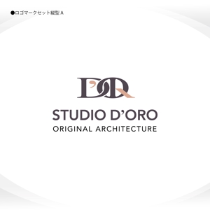 358eiki (tanaka_358_eiki)さんの設計事務所「STUDIO D’ORO」のロゴへの提案