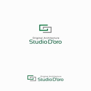 atomgra (atomgra)さんの設計事務所「STUDIO D’ORO」のロゴへの提案