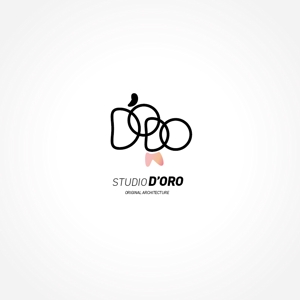 N14 (nao14)さんの設計事務所「STUDIO D’ORO」のロゴへの提案