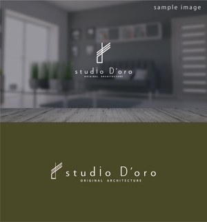 smoke-smoke (smoke-smoke)さんの設計事務所「STUDIO D’ORO」のロゴへの提案