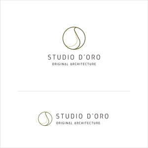 chpt.z (chapterzen)さんの設計事務所「STUDIO D’ORO」のロゴへの提案
