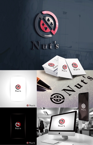 k_31 (katsu31)さんの六本木で新しくオープンするBAR 『 Nut's 』のロゴ依頼への提案