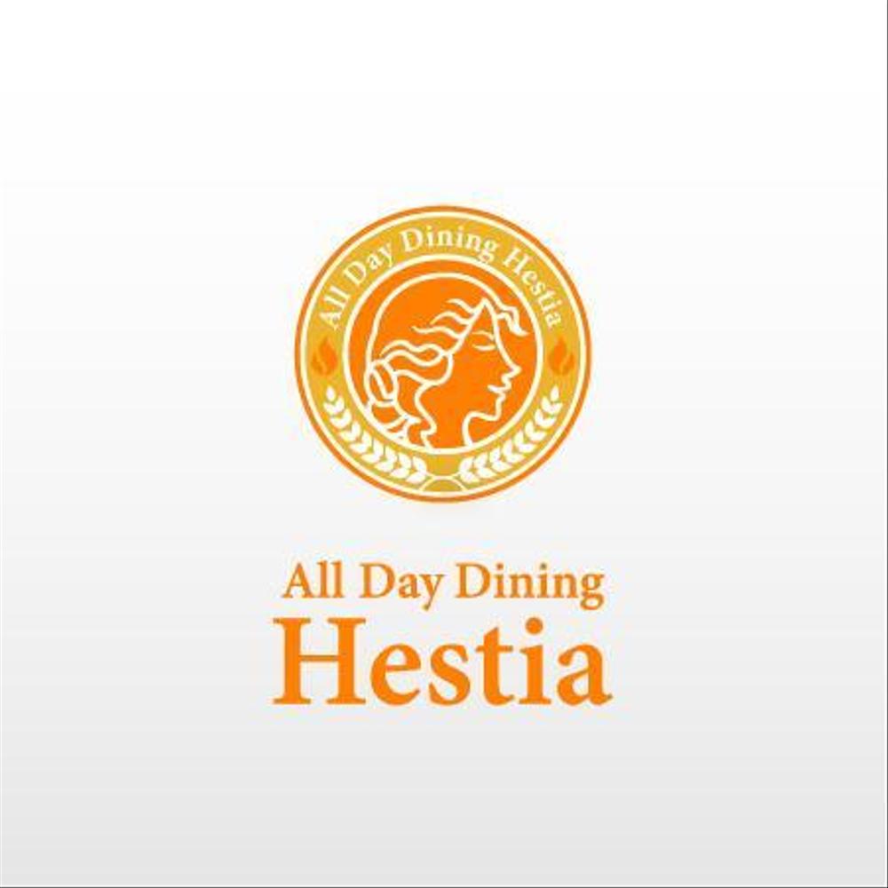 バイキングレストラン「All Day Dining Hestia」のロゴ作成