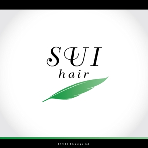 OFFICE K (rightpeak)さんの新規オープンする美容室「SUI hair」のロゴ制作への提案