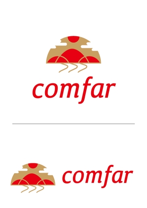 77design (sai_77)さんのキャンプギアのブランド「comfar」のロゴへの提案