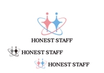 あどばたいじんぐ・とむ (adtom)さんの人材紹介会社「HONEST STAFF」ロゴ制作への提案