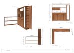 奈良みかん (keisawagu)さんのリゾートの壁面収納家具のデザインを募集しますへの提案