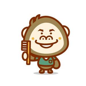 Jelly (Jelly)さんの小児歯科のキャラクター　「ゴリラのイラスト」　への提案