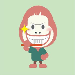 リンクデザイン (oimatjp)さんの小児歯科のキャラクター　「ゴリラのイラスト」　への提案