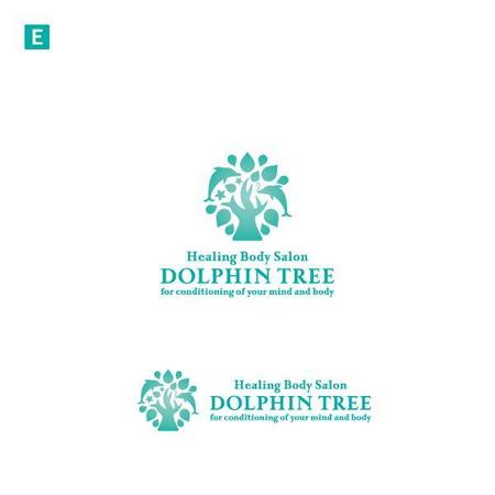  nobuworks (nobuworks)さんのヒーリングボディサロンDOLPHIN TREEのロゴへの提案