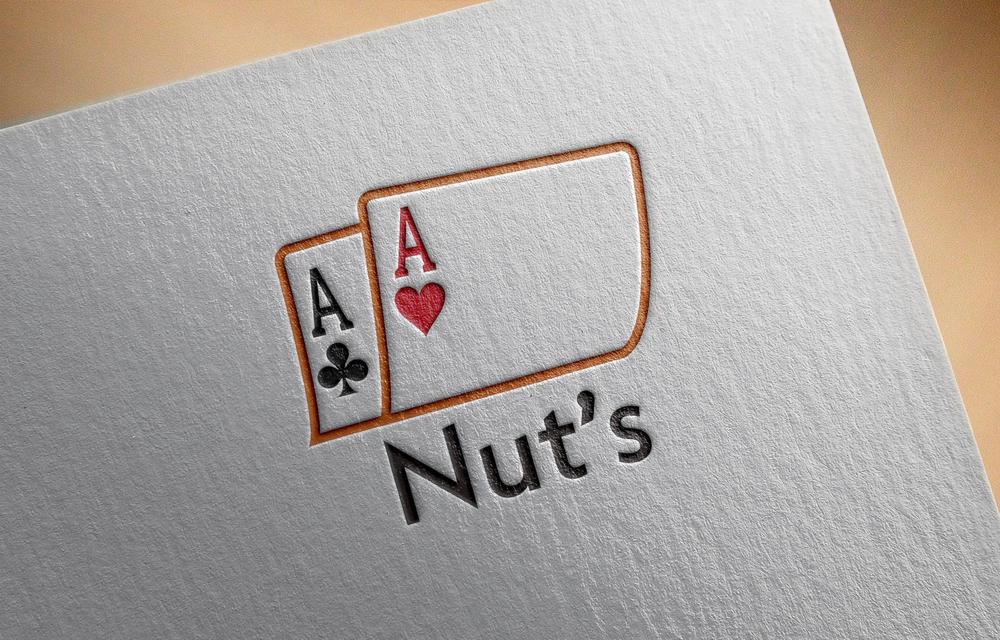 六本木で新しくオープンするBAR 『 Nut's 』のロゴ依頼