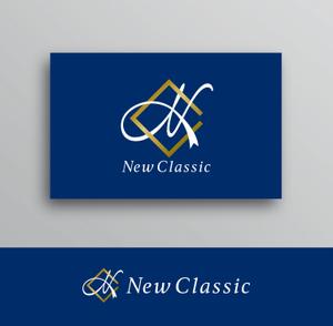 White-design (White-design)さんのギフトラッピングショップ「New Classic」のロゴへの提案