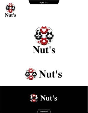 queuecat (queuecat)さんの六本木で新しくオープンするBAR 『 Nut's 』のロゴ依頼への提案