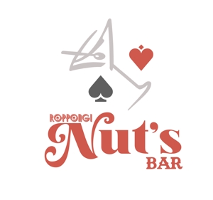Kang Won-jun (laphrodite1223)さんの六本木で新しくオープンするBAR 『 Nut's 』のロゴ依頼への提案