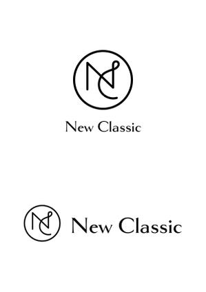 ing (ryoichi_design)さんのギフトラッピングショップ「New Classic」のロゴへの提案