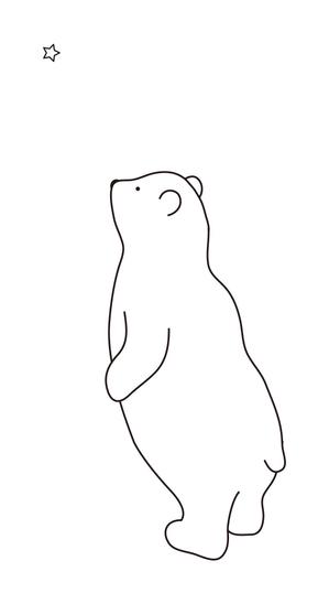 yamaad (yamaguchi_ad)さんのアウトドア商品にプリントするおしゃれな白くまのイラスト制作への提案