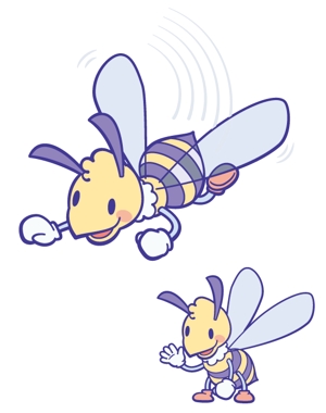 企業マスコットキャラクター 蜂 Bee をベース の依頼 の事例 実績 提案一覧 ランサーズ