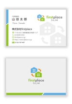 mizuno5218 (mizuno5218)さんの営業会社「株式会社firstplace」の名刺デザインへの提案
