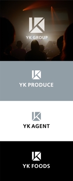 Morinohito (Morinohito)さんの撮影・制作、芸能、飲食の3事業統一　「YK」のロゴへの提案