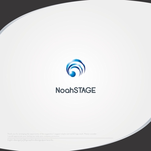 XL@グラフィック (ldz530607)さんのインターネットを利用したサービス提供サイトの「NoahSTAGE」の会社ロゴへの提案