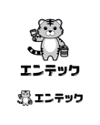 エンテック様-キャラクターロゴ-モノクロ2.jpg