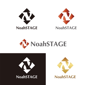 KOZ-DESIGN (saki8)さんのインターネットを利用したサービス提供サイトの「NoahSTAGE」の会社ロゴへの提案