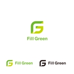 hiropo (hiropon8500)さんの空間装飾（緑化）とECサイト（フラワーギフト）の新設会社「フィルグリーン」のロゴへの提案