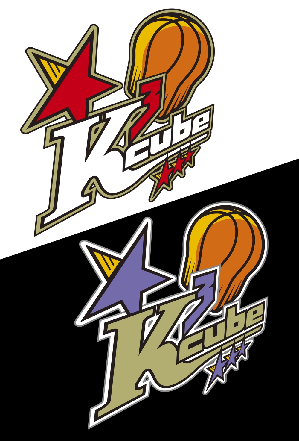 Matsu 14さんの事例 実績 提案 社会人バスケチーム K Cube のロゴ作成 チームロゴのご提案で クラウドソーシング ランサーズ