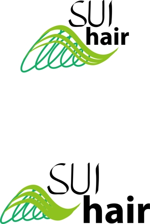 Tadashi瀬良 (tsera1963)さんの新規オープンする美容室「SUI hair」のロゴ制作への提案