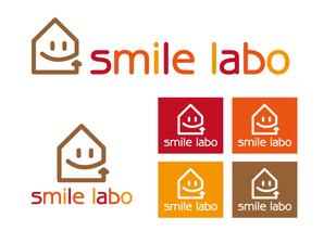 mu-ko (mu-ko_biz)さんのリフォームショップ　「smile labo」の　ロゴへの提案