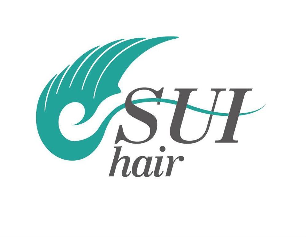 新規オープンする美容室「SUI hair」のロゴ制作