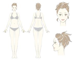 studio305 (studio305)さんの「医療脱毛クリニック」の女性のイラストへの提案