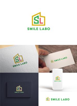 blue blues (PLANETS)さんのリフォームショップ　「smile labo」の　ロゴへの提案