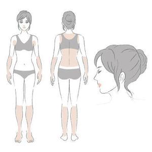 NU ()さんの「医療脱毛クリニック」の女性のイラストへの提案
