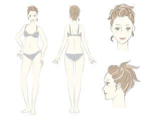 studio305 (studio305)さんの「医療脱毛クリニック」の女性のイラストへの提案